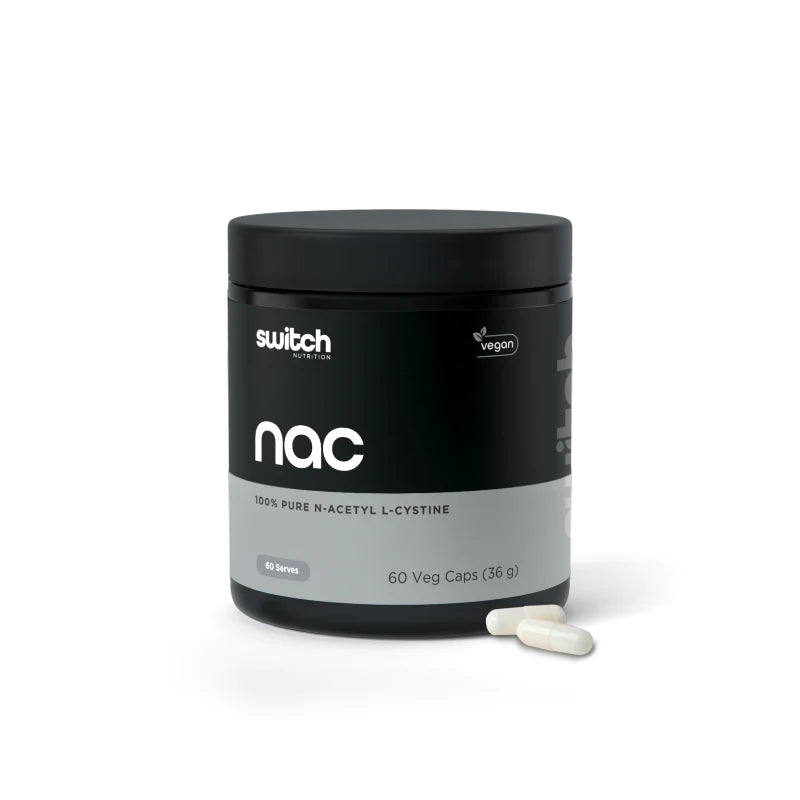 100% Pure NAC Capsules | N-Acetyl-L-Cysteine By Switch Nutrition