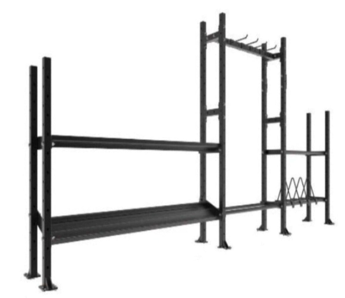 Multi-Purpose Home Gym Storage Rack - Fitness Hero Brand new