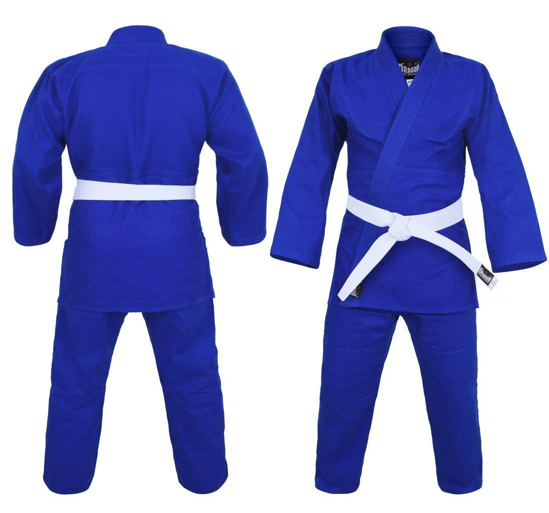 Dragon Weave 1.5 Judo Gi Uniform | Blue [550GSM] - Fitness Hero Brand new