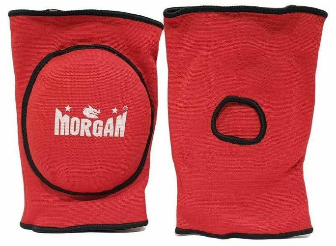 The Fitness Hero elasticated knee protector by Morgan sports is designed to ensure you can practise your knee attacks while absorbing minimal impact on your joints.  Available in 3 colours, red blue & black & two sizes for children & adults