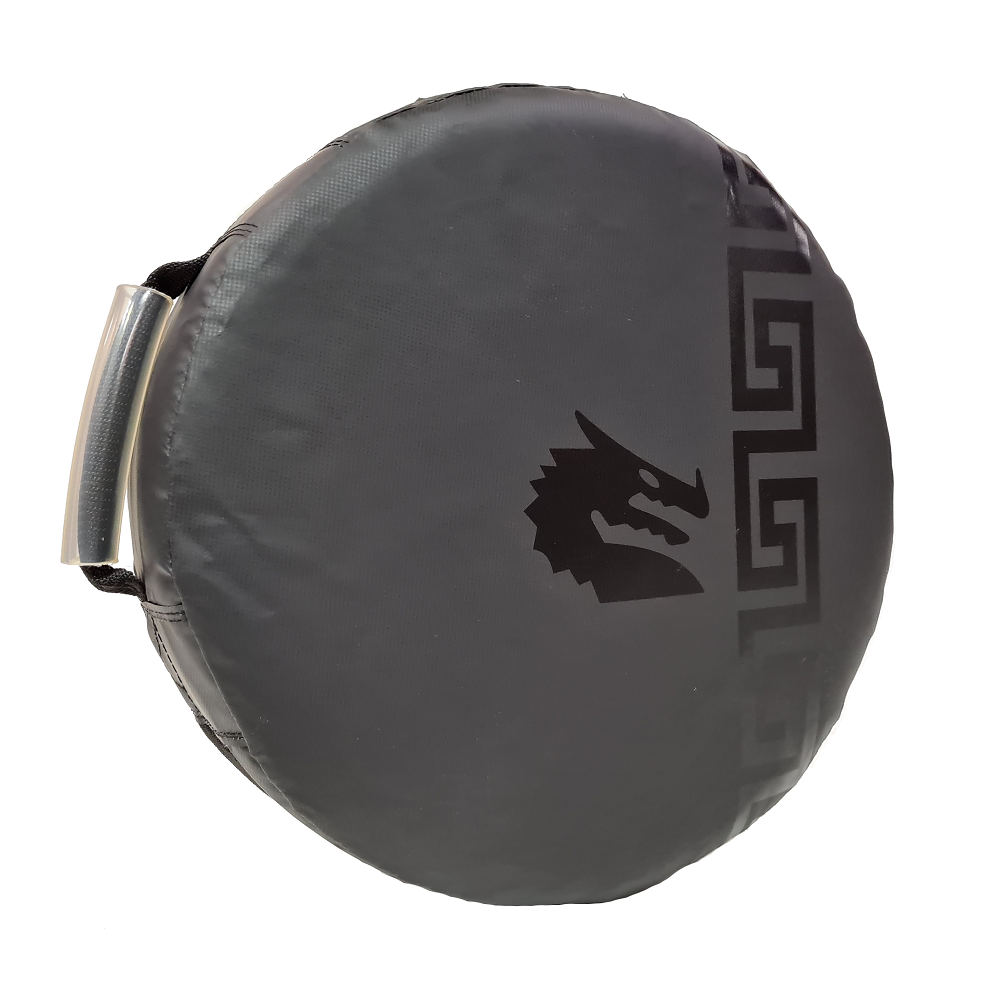 Fitness Hero offers The Morgan B2 Bomber Round Shield. This brand new shield offers a new revolution in punch shield training and experience.Complete with extra thick, padded, triple reinforced, machine-stitched side handles crafted to take a pounding and come back for more. 
