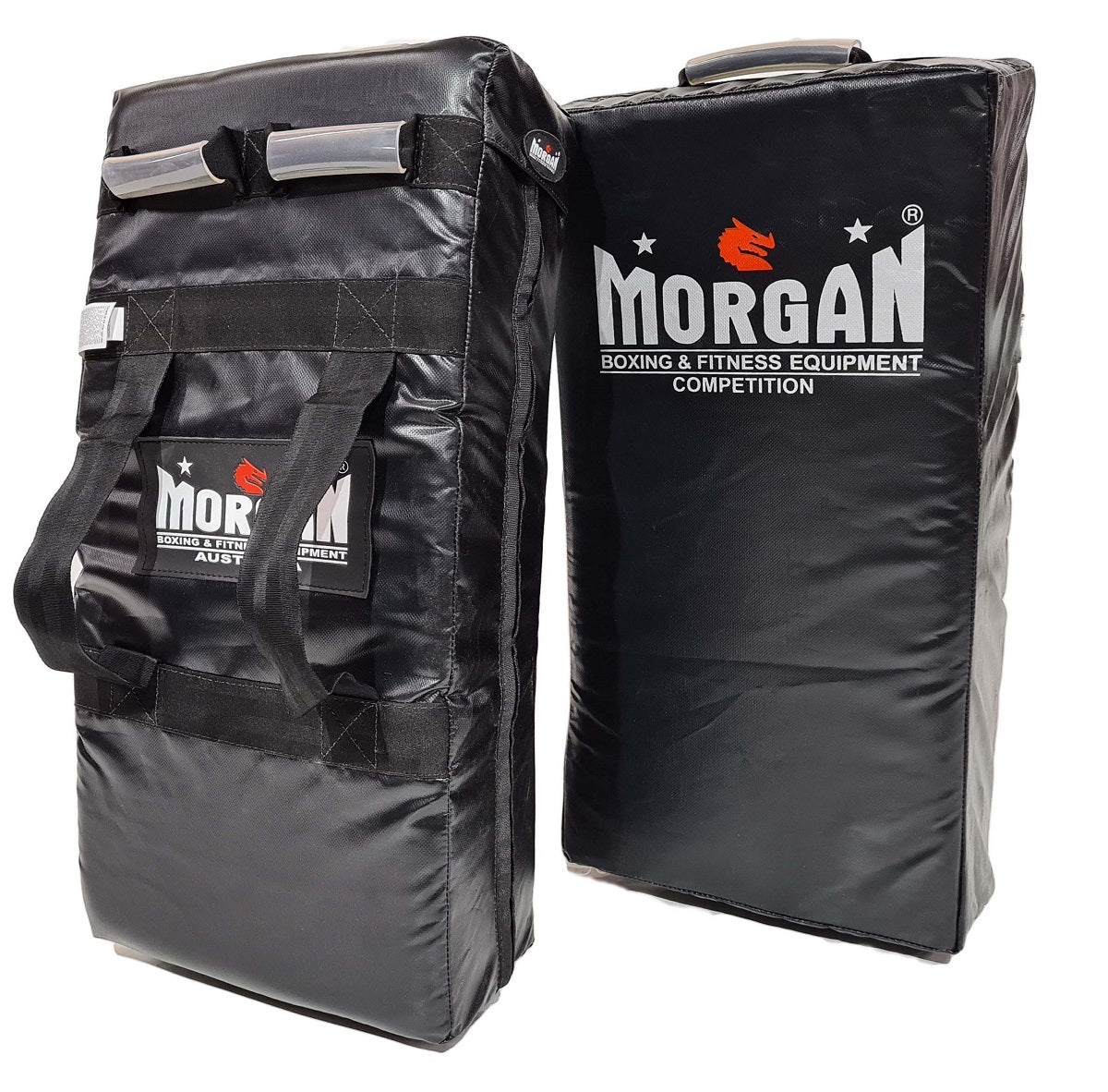 MORGAN COMPETITION EXTRA HEAVY DUTY MULTI HANDLE CURVED STRIKE & HIT SHIELD - Fitness Hero Brand new