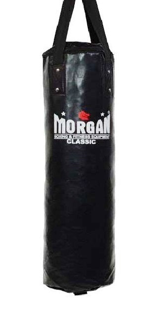 These Fitness Hero Skinny punch bags from Morgan Sports are designed for as a junior punch bag.  Measuring 100 cm in length and 31 cm in width,  with a 20kg weight allows for the bag to be placed in smaller areas. Available Empty or Filled