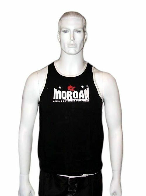 MORGAN SINGLET  -  BLACK - Fitness Hero Brand new
